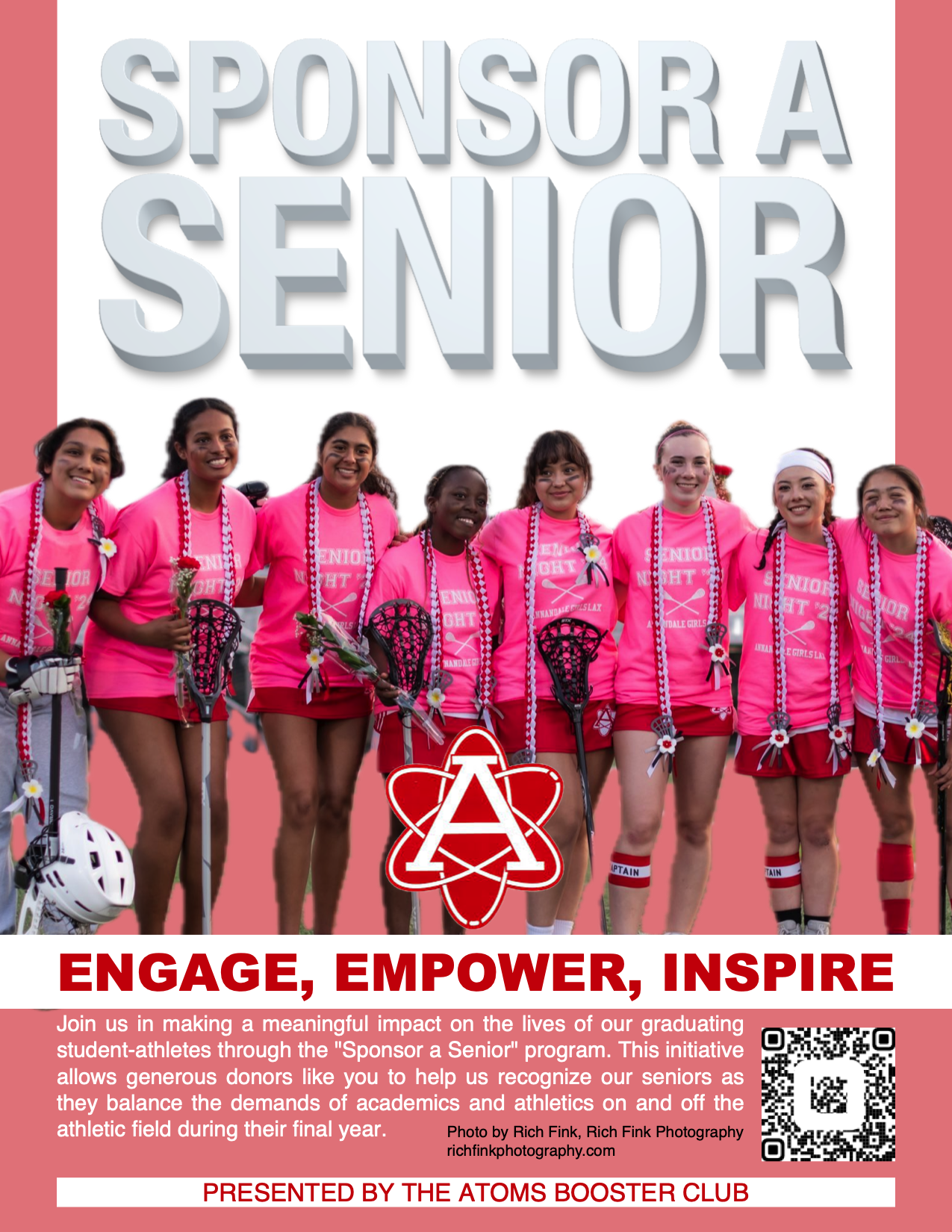 Sponsor A Senior program flyer